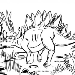 Fantastic Free Printable Dinosaur Coloring Pages For Kids Stegosaurus Outline Sheets Sheet Dinosaurs