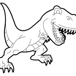 The Highest Quality Rex Dinosaurs Kids Coloring Pages Color Cartoon Print Children Tyrannosaur Animals For