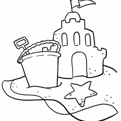 Tremendous Printable Beach Coloring Pages Sheets Summer