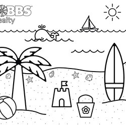 Great Beach Coloring Pages For Kids Holden Blog Print Each Page