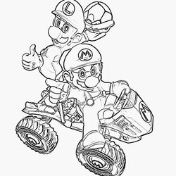 Smashing Coloring Pages Mario Free And Printable Bros Brothers