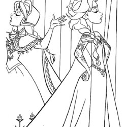 The Highest Quality Frozen Free To Color For Kids Coloring Pages Elsa Printable Anna Print Simple Disney