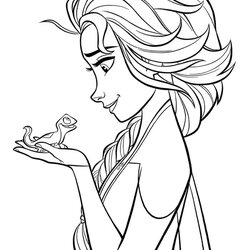 Wizard Best Frozen Coloring Pages Print For Free Wonder Day Elsa New