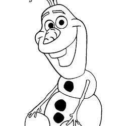 Out Of This World Frozen To Print Kids Coloring Pages Olaf Cute Smiling Characters Disney Animated For