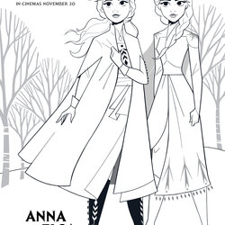 Matchless Frozen Coloring Page Photo