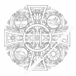 Fine Download The Four Elements Coloring For Free Mandala Sheets Mandalas