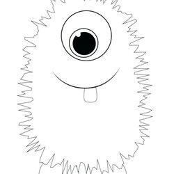 Wonderful Silly Monster Coloring Pages At Free Printable Cute Print Burger Cookie Color