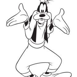 Outstanding Silly Coloring Pages Home Popular Goofy