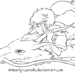 Studio Coloring Pages At Free Printable Spirited Away Kimberly Sheets Colouring Comely Color