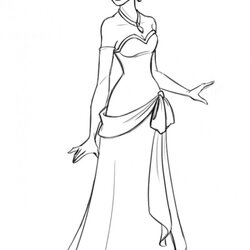 Free Printable Princess Coloring Pages For Kids Frog Print Girls Disney Miss Color Sheets To