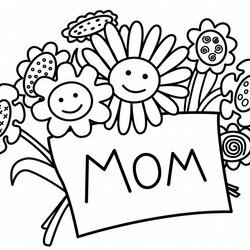 Free Printable Day Coloring Pages Mothers