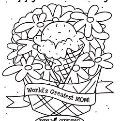 Magnificent Free Printable Mothers Day Coloring Pages For Kids Cards Happy Mother