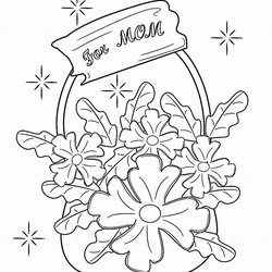 Splendid Printable Day Coloring Pages Holiday Vault Mother Mothers