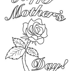 Excellent Free Coloring Pages Day Printable Mother Mothers