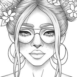 Smashing Coloring Pages For Teens Girls Fun