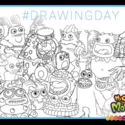 Tremendous My Singing Monsters Printable Coloring Pages