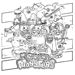 Brilliant My Singing Monsters Coloring Pages Home