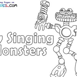 Coloring Pages My Singing Monsters Download Or Print For Page