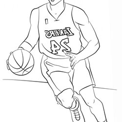 Matchless Michael Jordan Coloring Pages At Free Printable Color