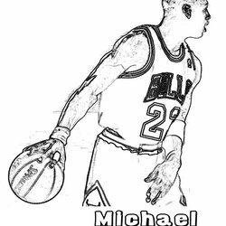 Out Of This World Michael Jordan Coloring Pages To Print Educative Printable Basketball Logo Chicago Bulls