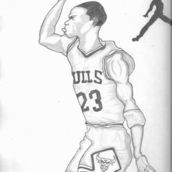 Excellent Michael Jordan Coloring Page Pages Home Printable Basketball Library
