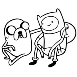 The Highest Quality Adventure Time Coloring Pages Best For Kids Jake Finn Buds And Are