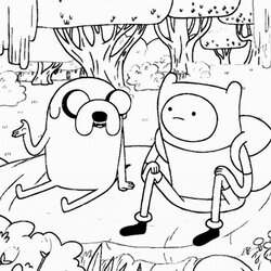 Supreme Cartoon Coloring Pages Best For Kids Adventure Time