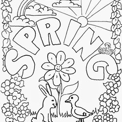First Day Of Spring Coloring Pages Home Kids Comments