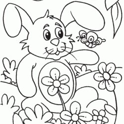 Exceptional Printable Spring Coloring Pages Kindergarten Home Kids Sheets Colouring Easter Popular
