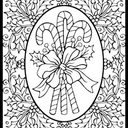Superb Hard Christmas Coloring Pages Home Popular