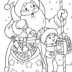 High Quality Free Printable Merry Christmas Coloring Pages