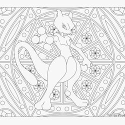 The Highest Standard Pokemon Colouring Pages Download Transparent Image Mew Mon Horse