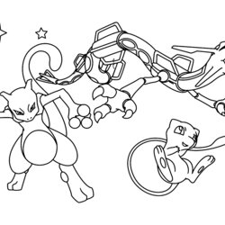 Great Pokemon Coloring Pages Sketch Page Template