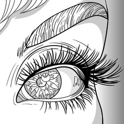 Free Coloring Pages Eye