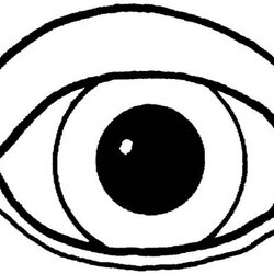 Sterling Eye Coloring Page Free Download On Eyes Pages Eyeball Scary Template Alert Stay Drawing Big