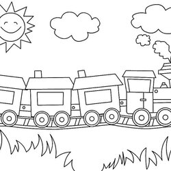 Pretty Picture Of Preschool Coloring Pages Kindergarten Train Transportation Printable Sheets Toddlers Book