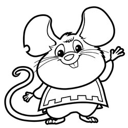Splendid Free Printable Preschool Coloring Pages Best For Kids Mouse Cartoon Worksheets Mice Clip Cute School