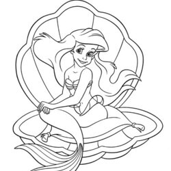 Worthy The Little Mermaid Coloring Pages Print And Color Ariel