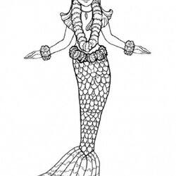 Wizard Free Printable Mermaid Coloring Pages For Kids