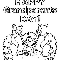 The Highest Standard Happy Grandparents Day Coloring Page Free Printable Pages