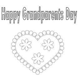 Great Happy Grandparents Day Coloring Pages