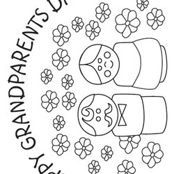 Superior Coloring Page Pages Grandparents Day Activities Happy