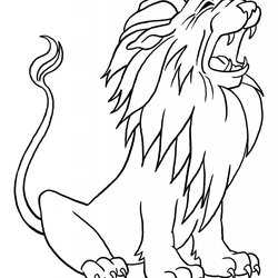 Peerless Free Printable Lion Coloring Pages For Kids