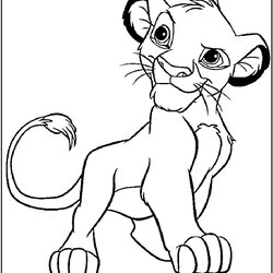 Swell Lion Coloring Pages Color Print Cl
