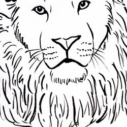 Lion Coloring Page Art Starts