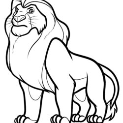 Free Printable Lion Coloring Pages For Kids Photos