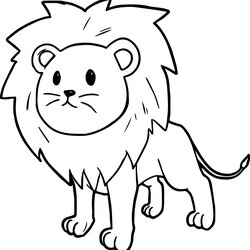 Smashing Lion Coloring Pages At Free Printable Colouring Color Cartoon Print