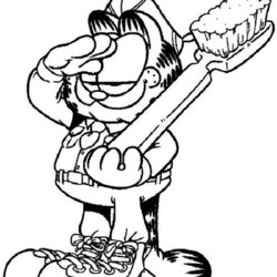 Great Garfield Coloring Pages