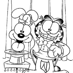 Legit Free Printable Garfield Coloring Pages For Kids Photos