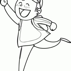 Magnificent Happy Coloring Page Home Boy Popular